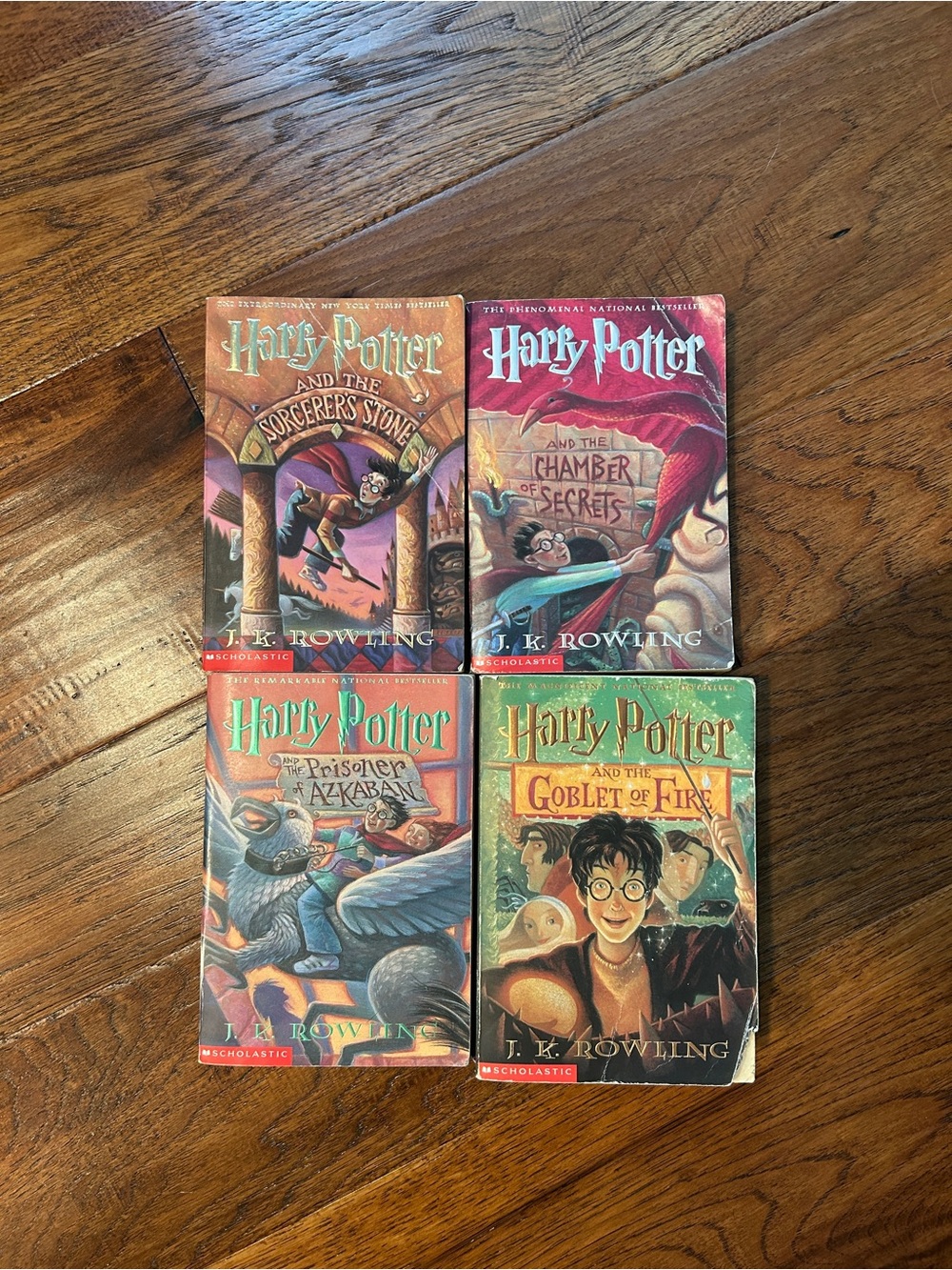Harry Potter Paperback Book Set - Books 1-4